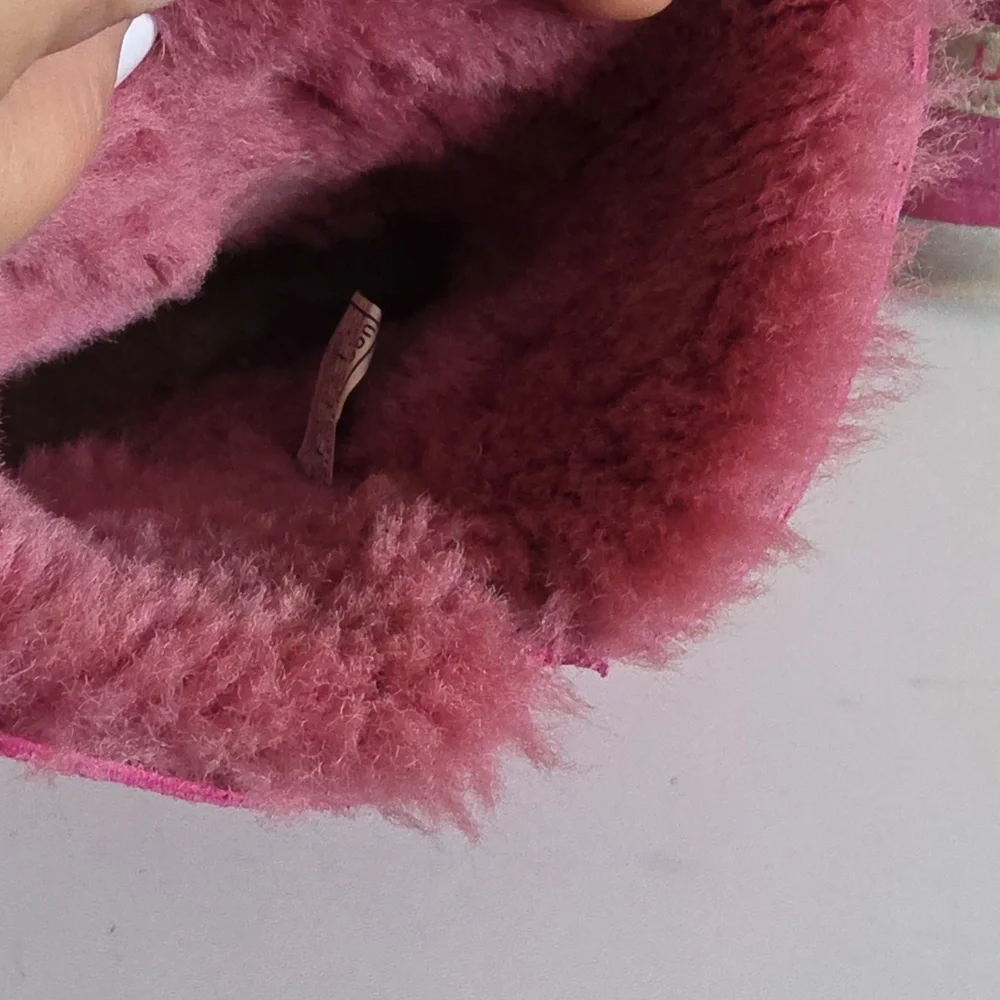 UGG Australia | Youth Kids Pink Size 4 Bailey Button Butterfly Boots